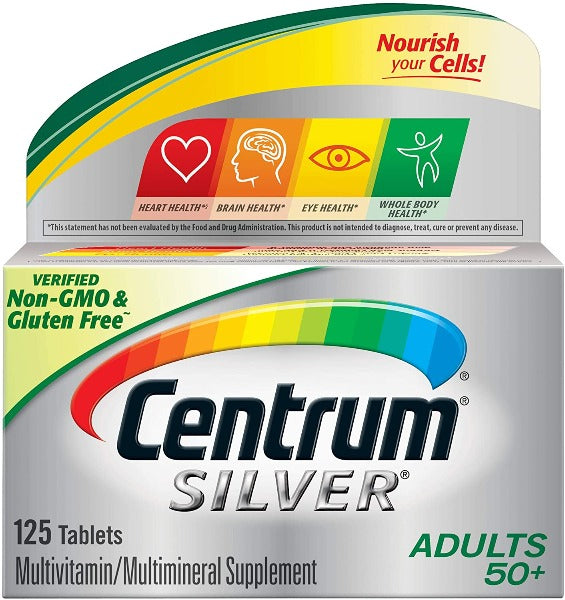CENTRUM SILVER ADULT 125TAB 1's